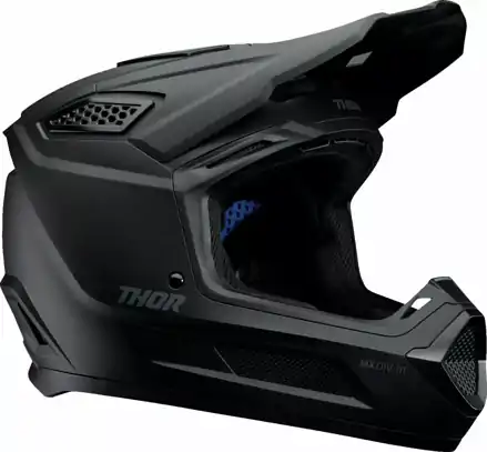 Prilba THOR Fleet Blackout čierna