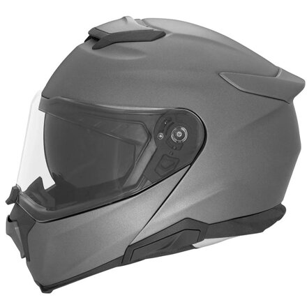 Vyklápacia prilba NOX N967 titánová matná