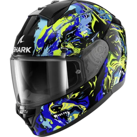Prilba SHARK Ridill 2 Raging Beast čierno modro zelená KBG