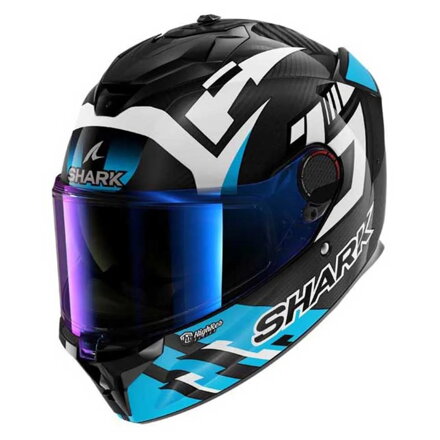 Prilba SHARK SPARTAN GT PRO Carbon Zarco Track Racer karbónovo bielo modrá DWB