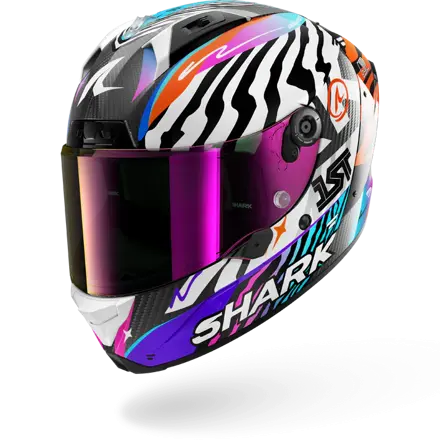 Prilba SHARK Aeron Speed-Fancy karbónovo bielo oranžová DWO