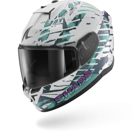 Prilba SHARK D-Skwal 3 Reptaia bielo chameleónová WXW