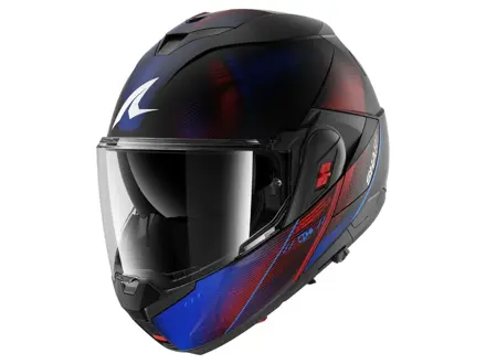 Prilba SHARK Oxo Speed-Tech čierno modro červená matná KBR