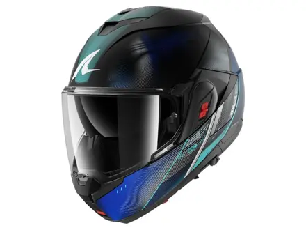 Prilba SHARK Oxo Speed-Tech čierno modro tyrkysová KBW