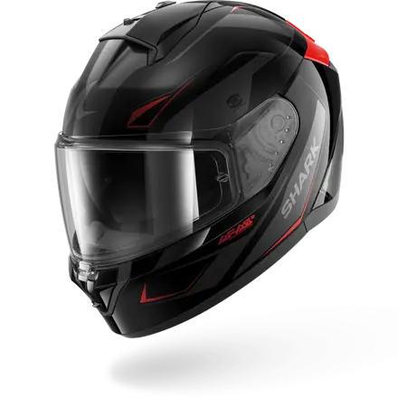 Prilba SHARK Ridill 2 Mekarium čierno antracitovo červená KAR