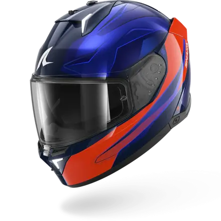 Prilba SHARK SKWAL I3 Mekarium modro oranžová BOB