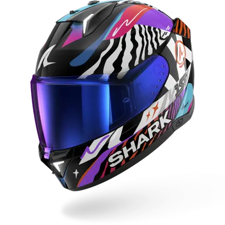 Prilba SHARK SKWAL I3 Speed-Fancy čierno bielo oranžová KWO