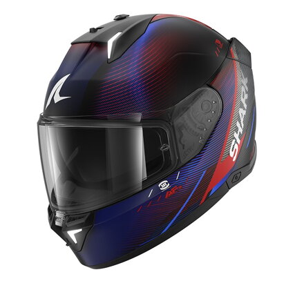 Prilba SHARK SKWAL I3 Speed-Tech čierno červenou modrá matná KRB