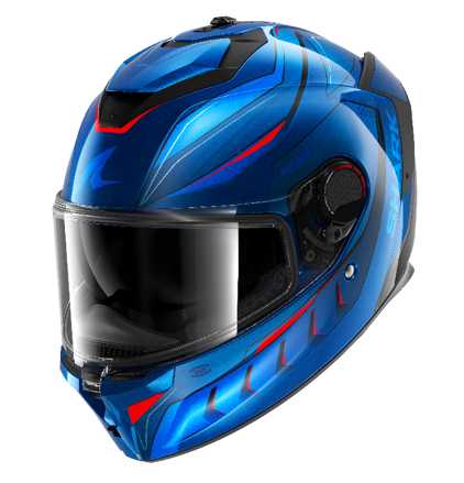 Prilba SHARK SPARTAN GT PRO Carbon Mekarium modro oranžová DBO