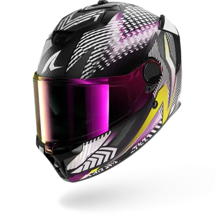 Prilba SHARK SPARTAN GT PRO Carbon Sthyr fialovo chrómová matná DVU