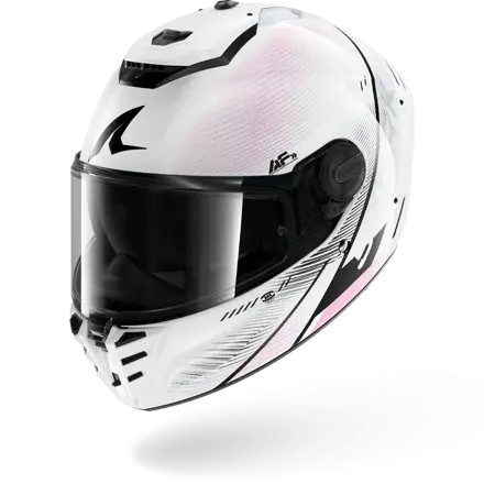 Prilba SHARK SPARTAN RS Speed-Tech bielo fialová WVK