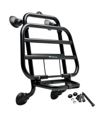 Predný nosič batožiny VESPA sklápací pre GTS čierny