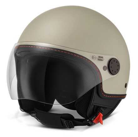 Otvorená prilba VESPA Langhe béžová matná