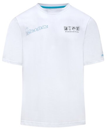 Tričko VESPA DEC biele