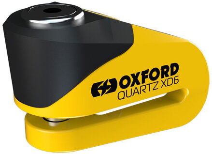 OXFORD Quartz XD6 zámok na kotúč čierno žltý 