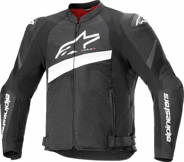 Bunda ALPINESTARS T-GP Plus R V4 Airflow čierno biela Bunda ALPINESTARS T-GP Plus R V4 Airflow čierno biela