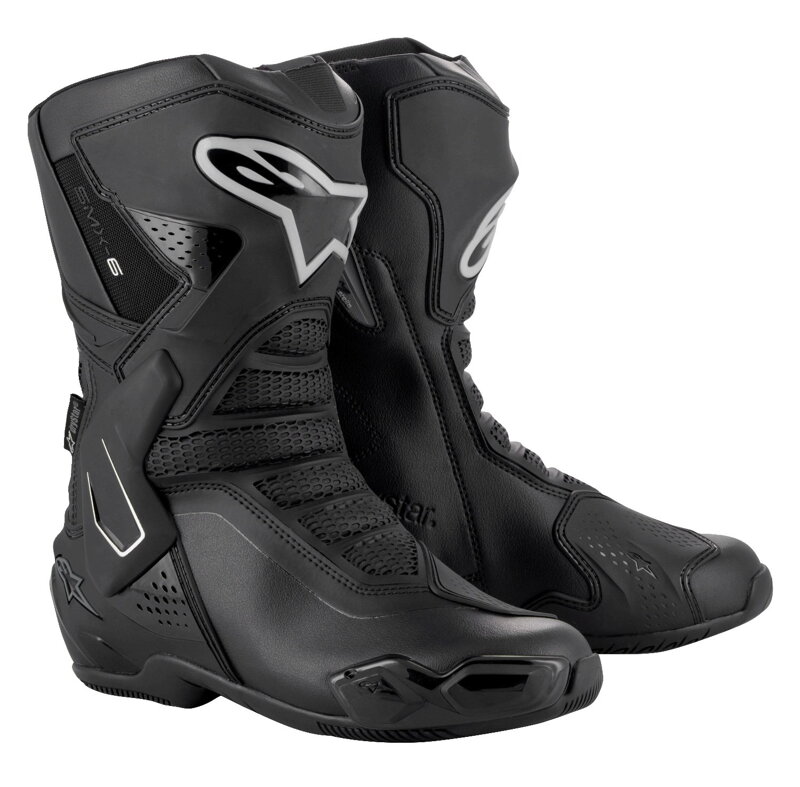 Čižmy ALPINESTARS Stella SMX-6 V3 Drystar čierno strieborné Čižmy ALPINESTARS Stella SMX-6 V3 Drystar čierno strieborné