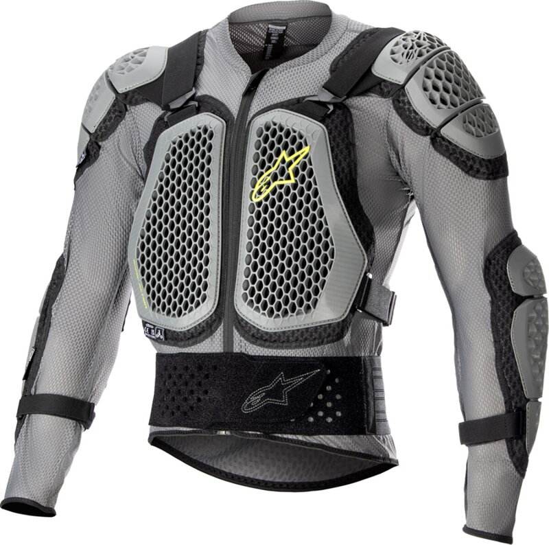 Celotelový chránič ALPINESTARS Bionic Action V2 čierno sivo žltý fluo Celotelový chránič ALPINESTARS Bionic Action V2 čierno sivo žltý fluo