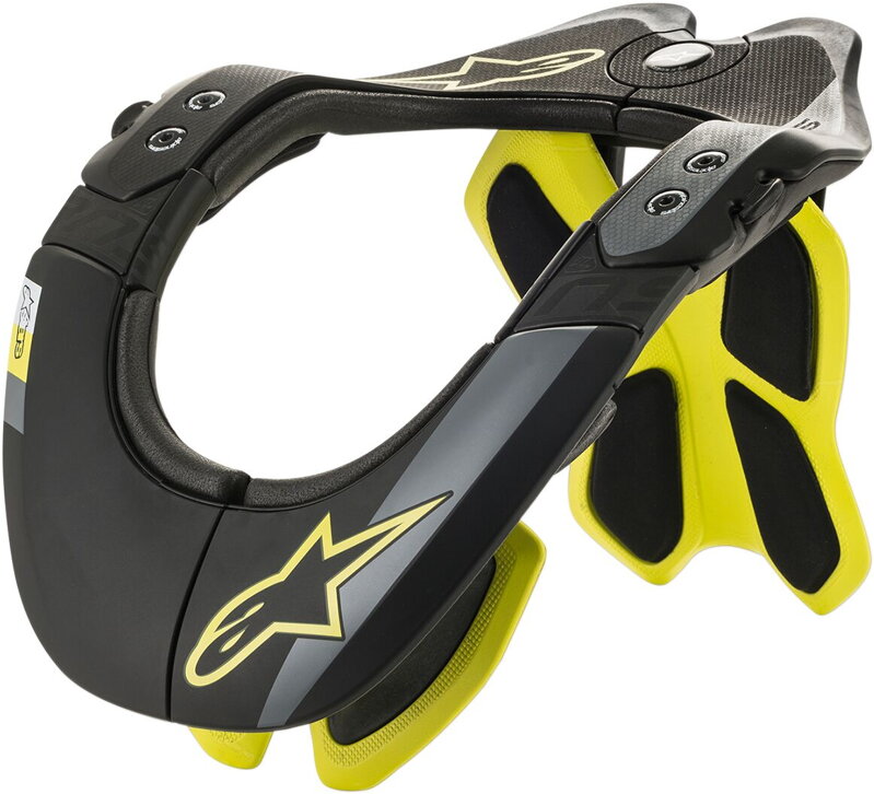 Detský chránič krku ALPINESTARS Bionic Tech 2 čierno žltý fluo 