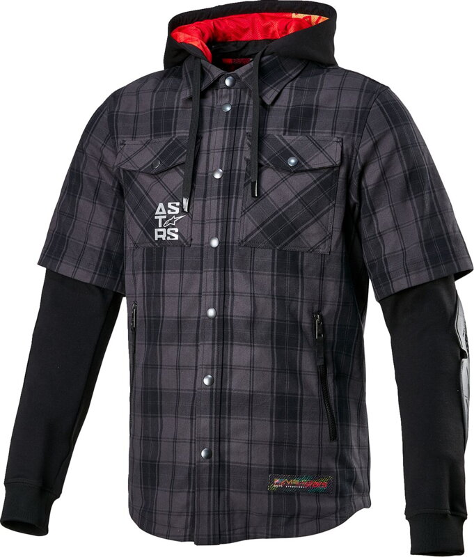Košeľa ALPINESTARS Tartan čierno sivá Košeľa ALPINESTARS Tartan čierno sivá