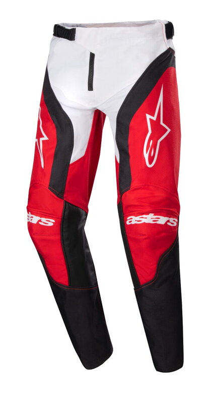 Nohavice ALPINESTARS Racer Ocuri červeno bielo čierne detské 