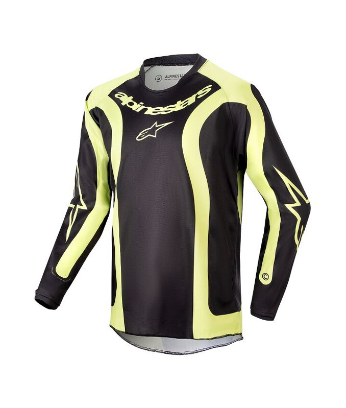 Dres ALPINESTARS Racer Lurv čierno žltý detský 
