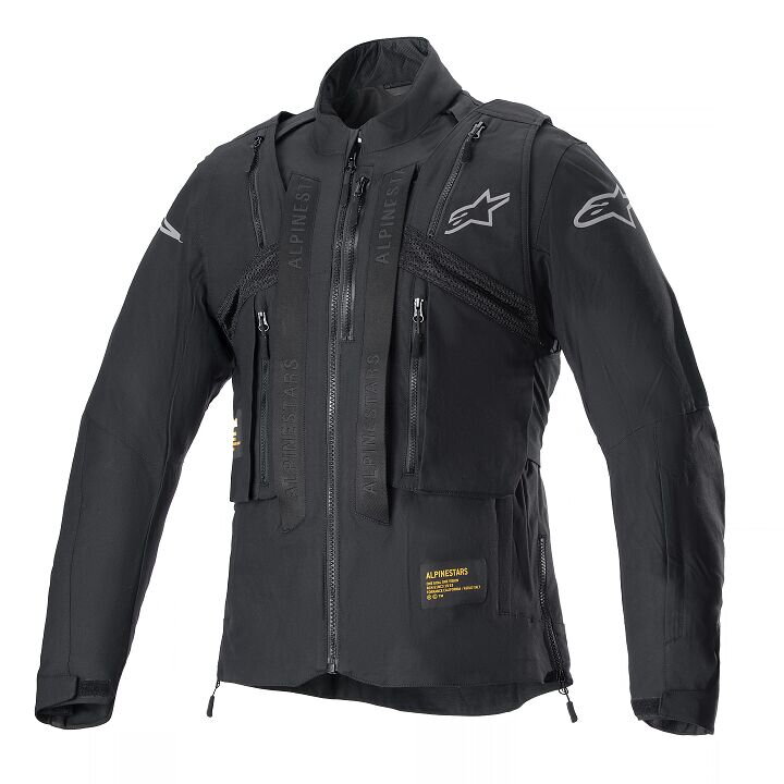 Bunda ALPINESTARS Techdura čierna reflexná 
