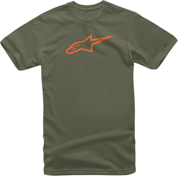 Tričko ALPINESTARS Ageless zeleno oranžové