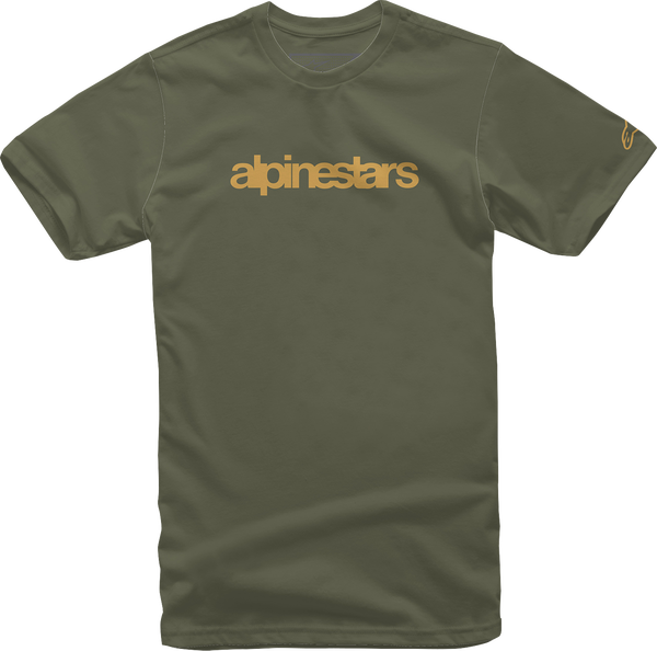 Tričko ALPINESTARS Heritage zeleno zlaté