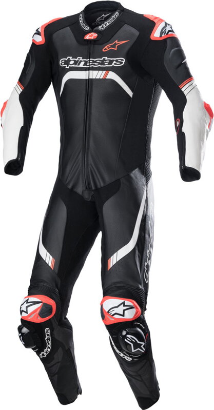 Jednodielna kombinéza ALPINESTARS GP TECH V4 čierno biela Jednodielna kombinéza ALPINESTARS GP TECH V4 čierno biela