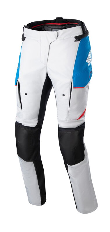 Nohavice ALPINESTARS HONDA ANDES V3 Drystar sivo čierno modro červené 