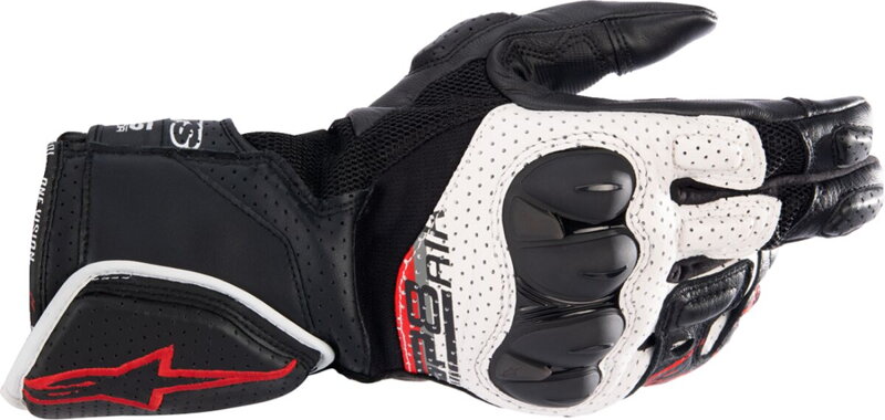 Rukavice ALPINESTARS SP-8 Air V3 čierno bielo červená Rukavice ALPINESTARS SP-8 Air V3 čierno bielo červená