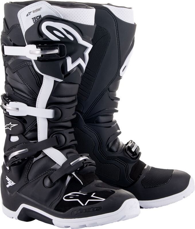Čižmy ALPINESTARS Tech 7 Enduro Drystar čierno biele Čižmy ALPINESTARS Tech 7 Enduro Drystar čierno biele
