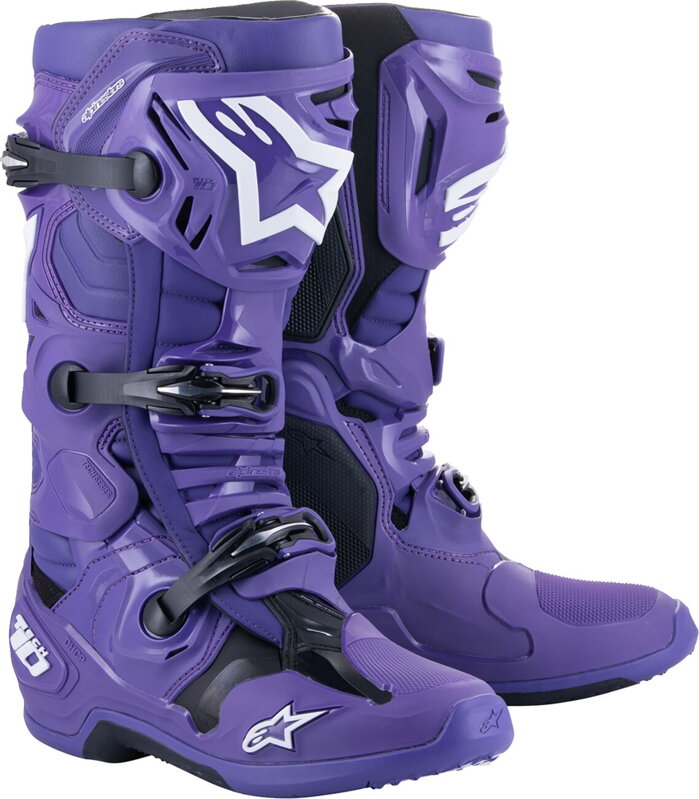 Čižmy ALPINESTARS Tech 10 fialovo čierne