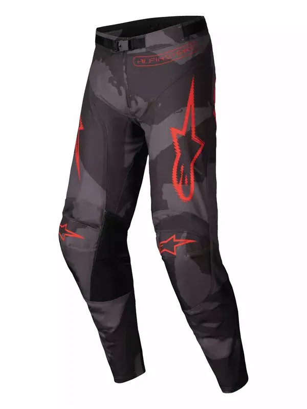 Nohavice ALPINESTARS Racer Hollow sivo camo oranžové 