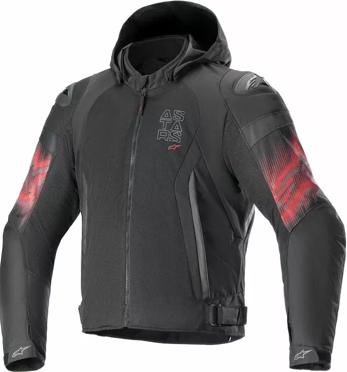 Bunda ALPINESTARS Zaca Air Venom čierno červené Bunda ALPINESTARS Zaca Air Venom čierno červené