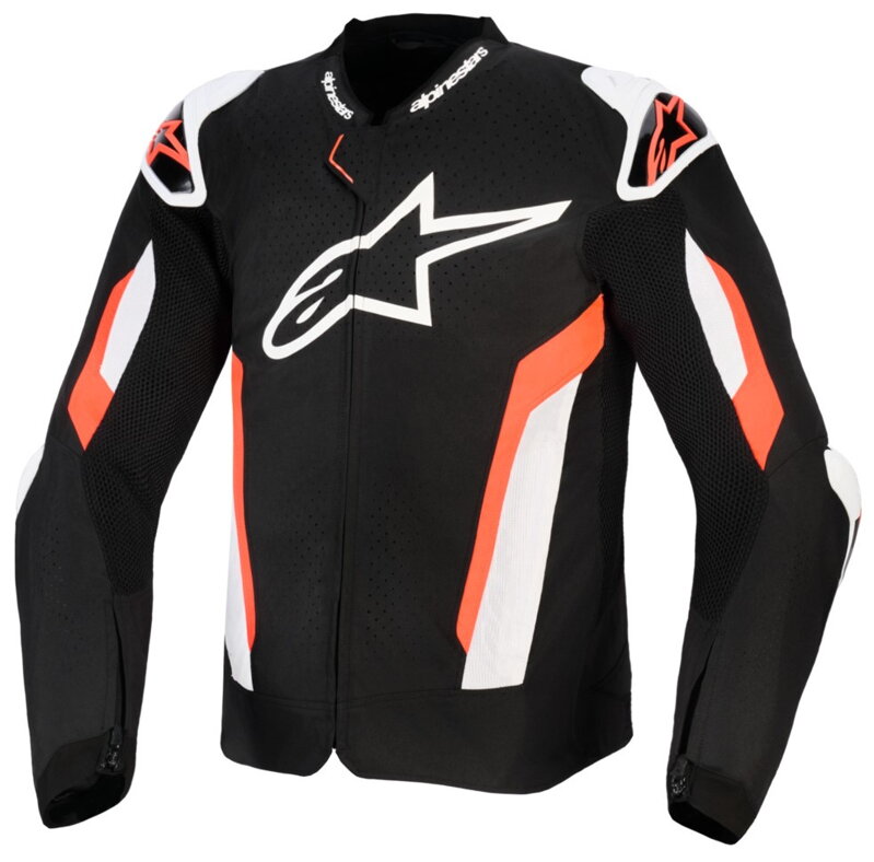 Bunda ALPINESTARS T-GP Air čierno červená fluo