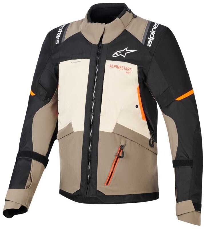 Bunda ALPINESTARS Andes V4 Drystar hnedo béžovo čierna