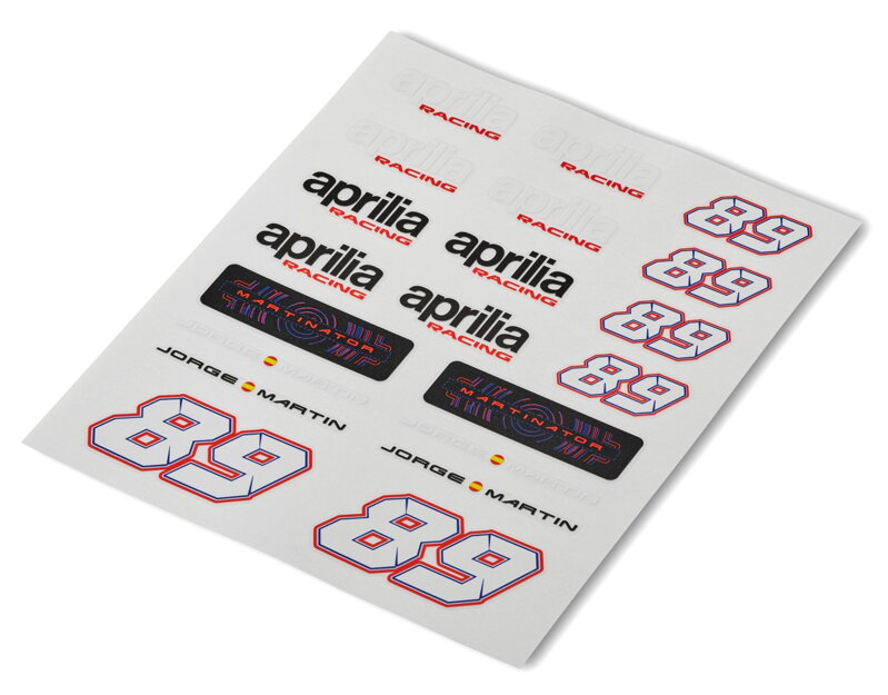 Sada nálepiek APRILIA Racing Dual JM89