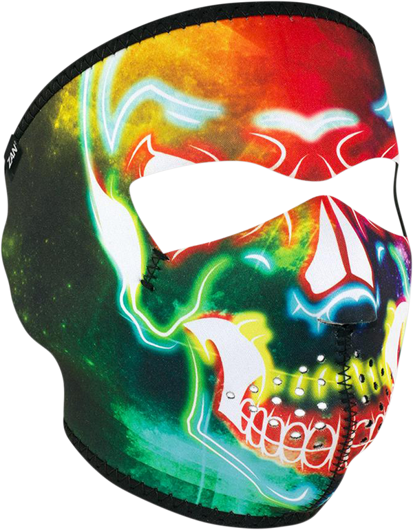 Neoprénová maska ZAN Neon Skull