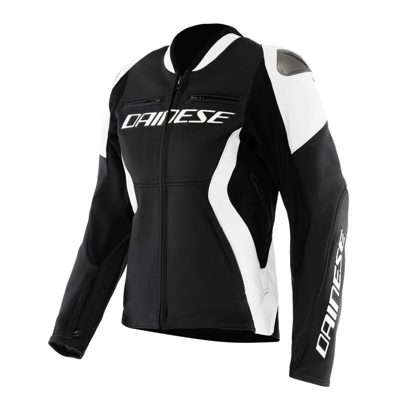 Dámska kožená bunda DAINESE Racing 5 čierno biela