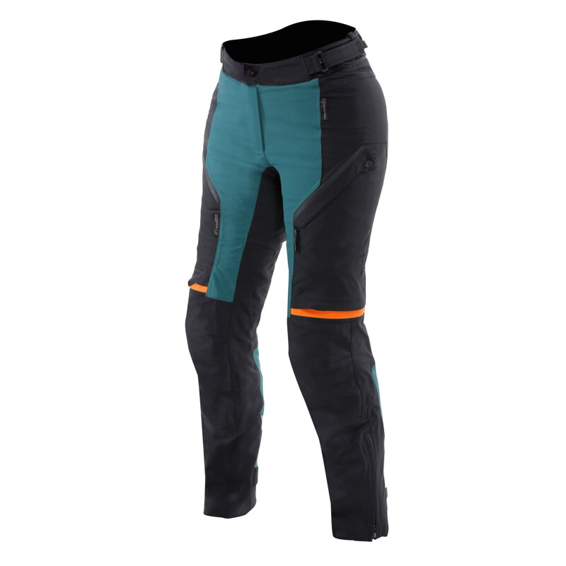 Dámske nohavice DAINESE Mangen Absoluteshell Pro tyrkysovo čierne Dámske nohavice DAINESE Mangen Absoluteshell Pro tyrkysovo čierne