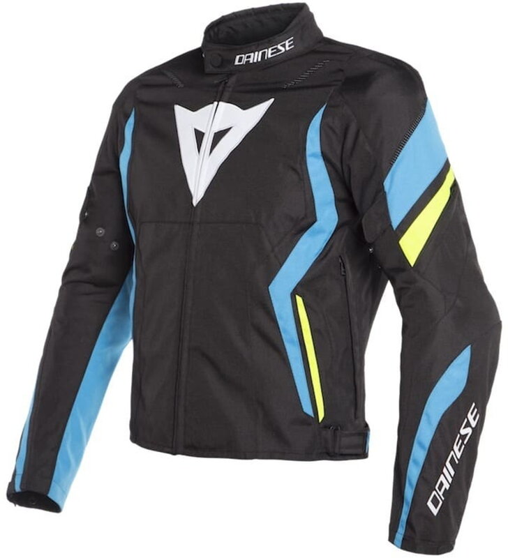 Textilná bunda DAINESE Edge Tex čierno modro žltá fluo Textilná bunda DAINESE Edge Tex čierno modro žltá fluo