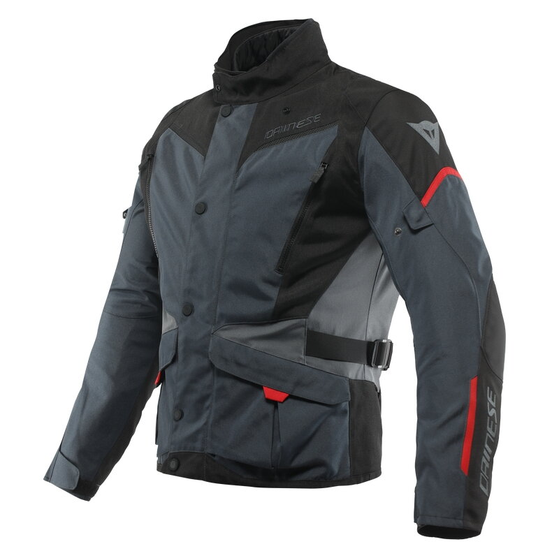 Textilná bunda DAINESE Tempest 3 D-Dry® sivo čierno lávovo červená Textilná bunda DAINESE Tempest 3 D-Dry® sivo čierno lávovo červená
