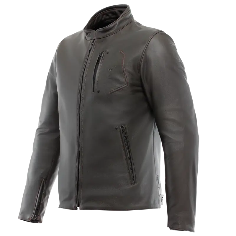 Kožená bunda DAINESE Fulcro tmavo hnedá Kožená bunda DAINESE Fulcro tmavo hnedá