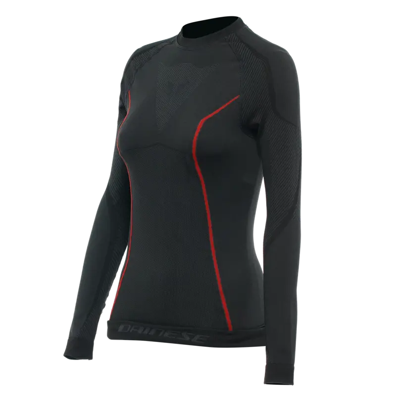 Dámske termo tričko DAINESE Thermo LS čierno červené Dámske termo tričko DAINESE Thermo LS čierno červené