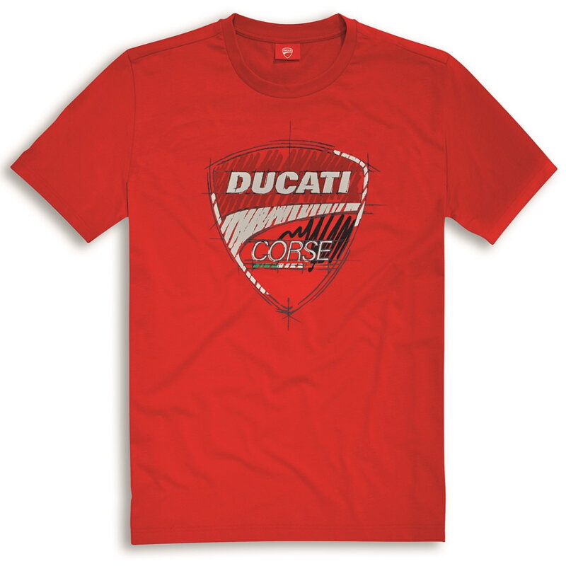 Tričko DUCATI Corse Graphic červené