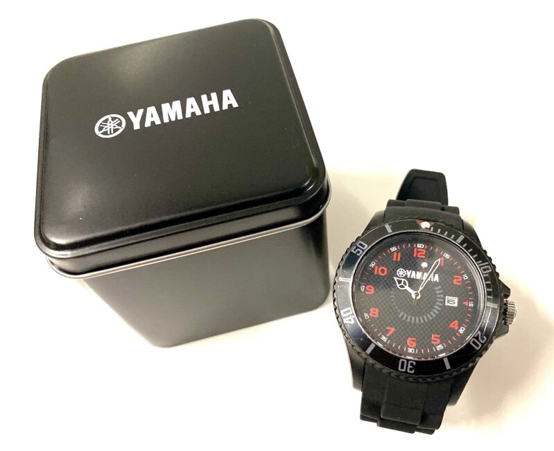 Náramkové hodinky YAMAHA Racing čierne Náramkové hodinky YAMAHA Racing čierne