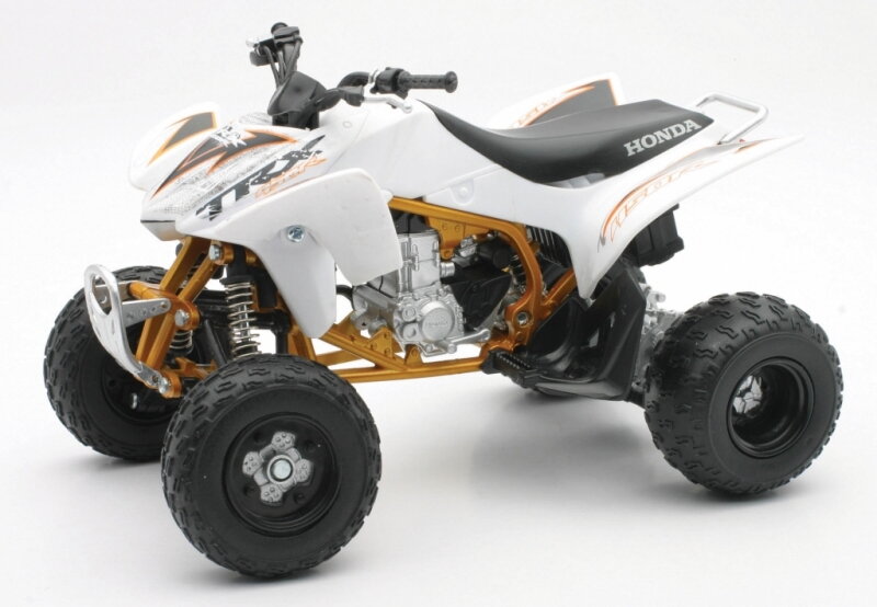 Model HONDA TRX450R 2009 biely 1:12 (57093,57473) Model HONDA TRX450R 2009 biely 1:12 (57093,57473)