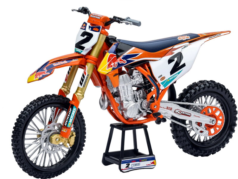 Model KTM 450 SX-F Cooper Webb Red Bull 1:10 Model KTM 450 SX-F Cooper Webb Red Bull 1:10